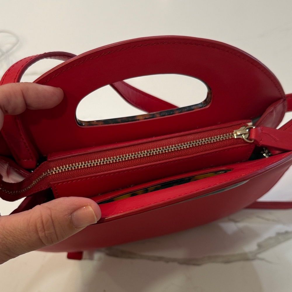 Loeffler Randall Red Mini Bag with Structured Design - Picture 8 of 9